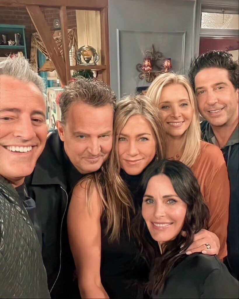FRIENDS cast in the year 2022