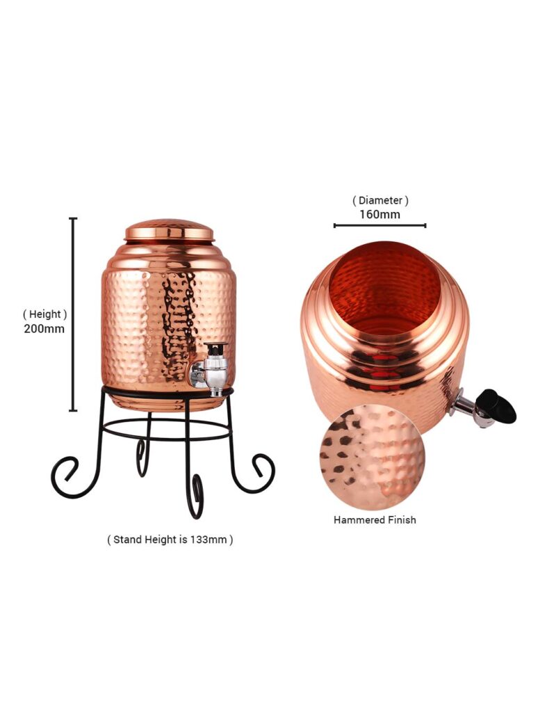 How copper bottle dispenser works