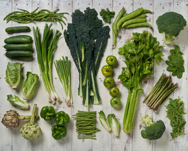 Green vegetables for antioxidant smoothies